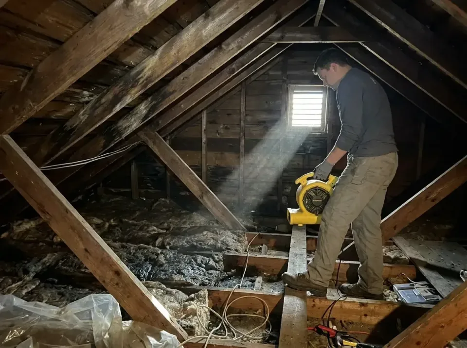 attic-water-damage-drying-proc-007 — frequently asked questions, Emergency Water Extraction & 24/7 Flood Response in Westpor…